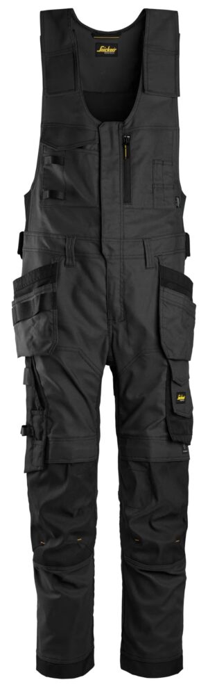 6014 - Ogrodniczki Canvas Stretch AllroundWork z workami kieszeniowymi - Snickers