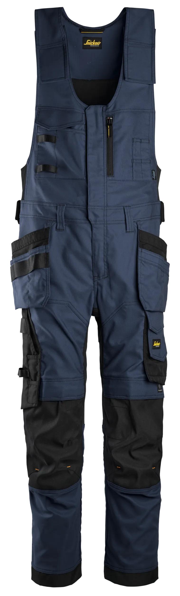 6014 - Ogrodniczki Canvas Stretch AllroundWork z workami kieszeniowymi - Snickers - obrazek 4