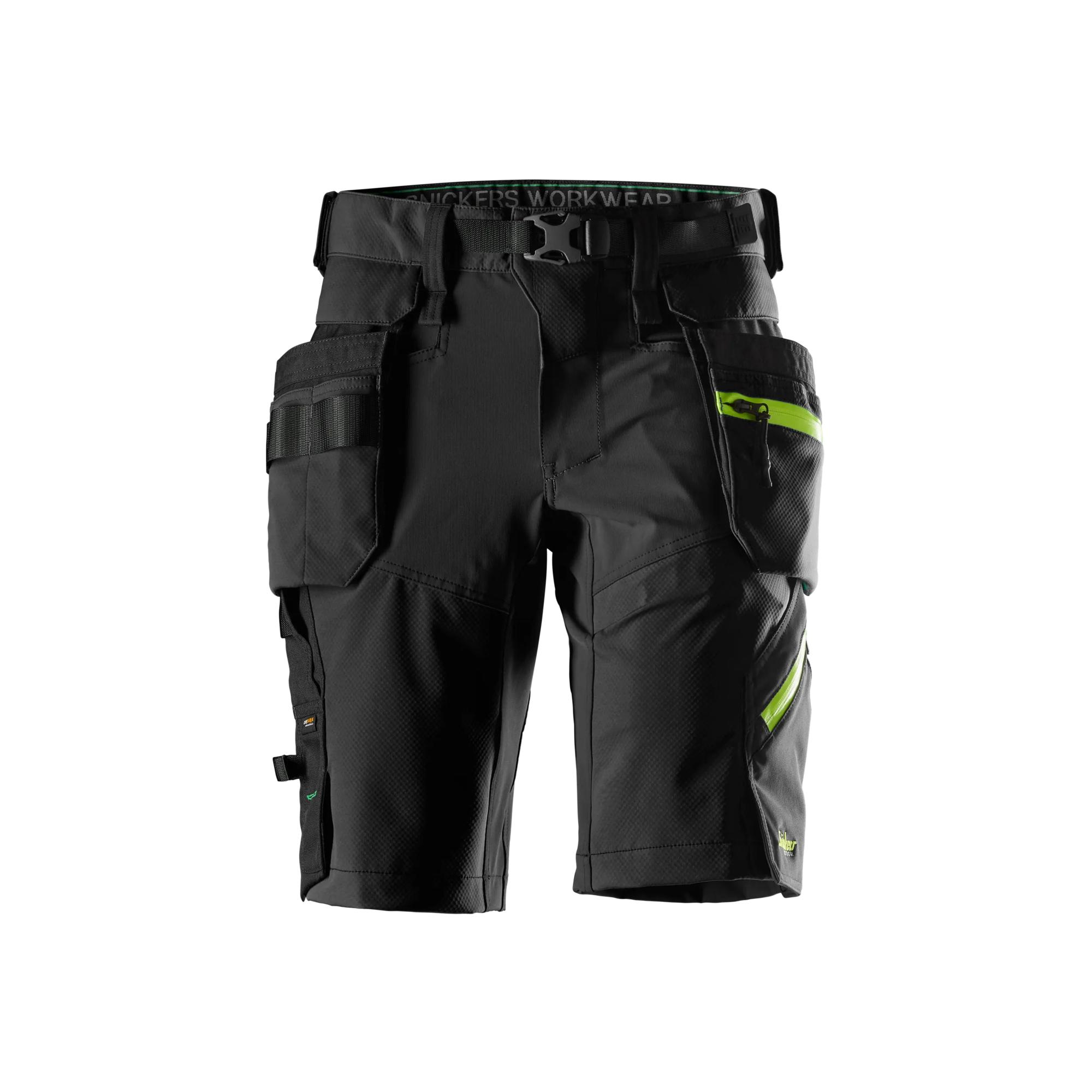 6140 - Szorty FlexiWork softshell stretch z odpinanymi workami kieszeniowymi - Snickers