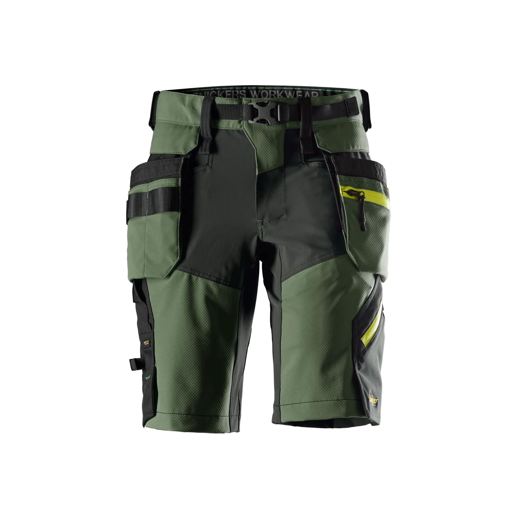 6140 - Szorty FlexiWork softshell stretch z odpinanymi workami kieszeniowymi - Snickers - obrazek 2