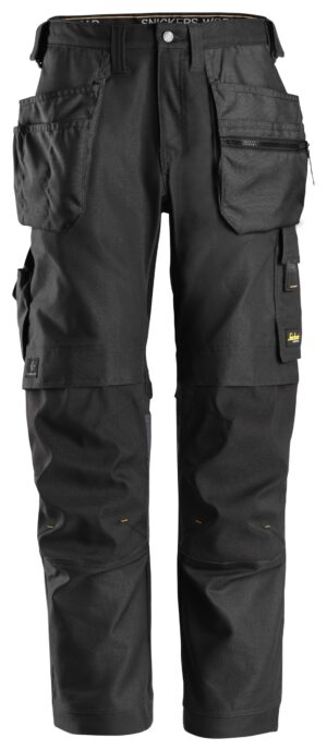 6224 - Spodnie Canvas+ stretch AllroundWork z workami kieszeniowymi - Snickers