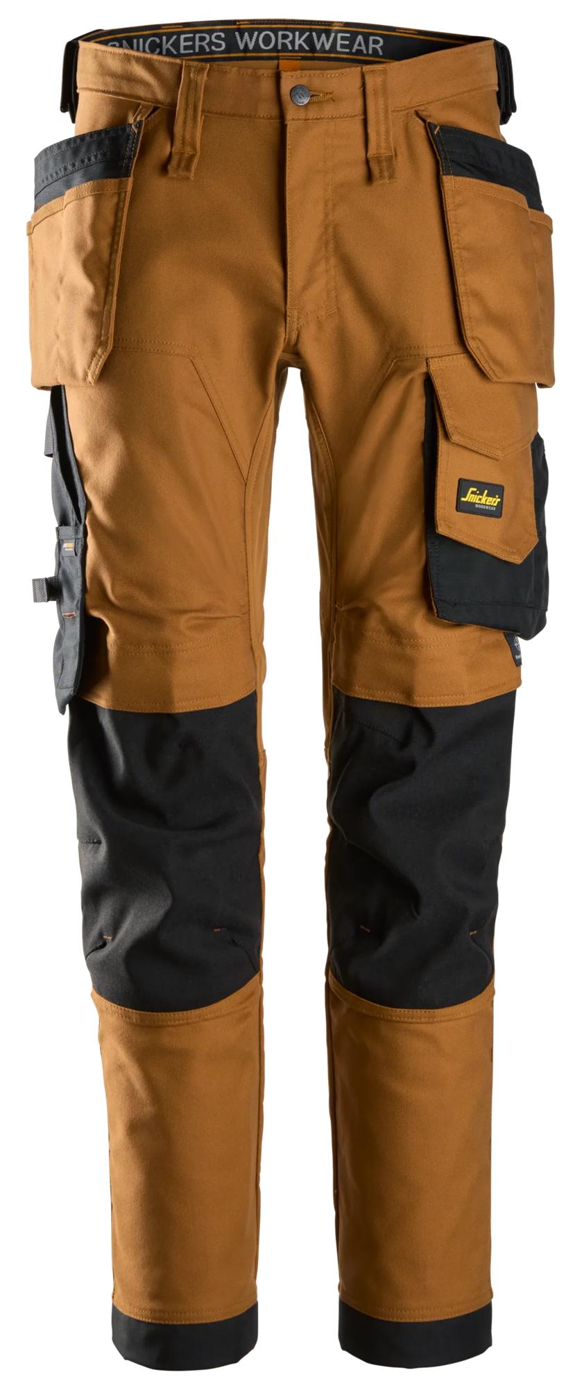 6244 - Spodnie Canvas stretch AllroundWork z workami kieszeniowymi - Snickers