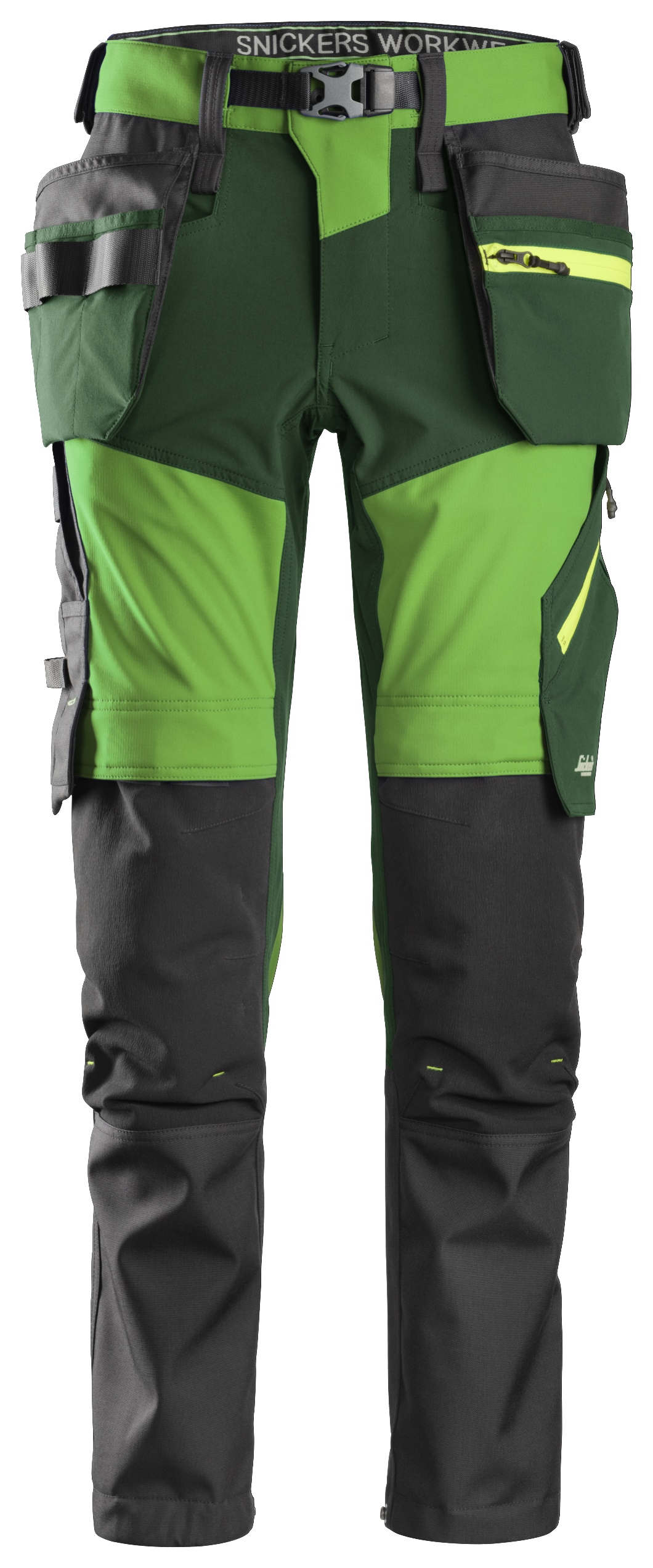 6940 - Spodnie FlexiWork softshell stretch z odpinanymi workami kieszeniowymi - Snickers - obrazek 3