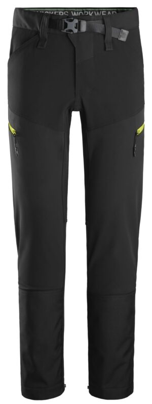 6948 - Spodnie softshell stretch FlexiWork bez kieszeni nakolannikowych - Snickers