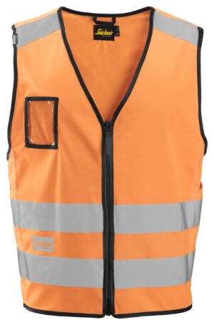 9153 - Kamizelka odblaskowa MultiPockets™ - na suwak, EN 471/2 - Snickers