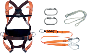 ELARA320V2 – Zestaw Do Pracy "Positionning & Scaffolding": Har14 + Ex021 + An213200Zdd + Am002 + 1 Torba - Deltaplus