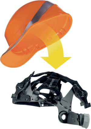 HARNESS V – Opakowanie 10 Więźb Wymiennych Do Hełmu Ochronnego Diamond V - Deltaplus