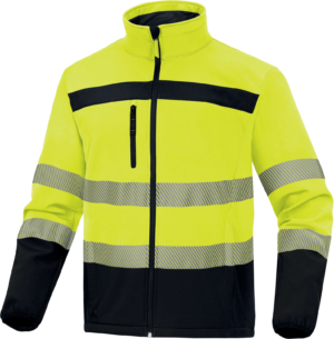 LULEA2HV – Bluza Z Tkaniny Softshell Z Poliestru (96%) I Elastanu (4%) O Wysokiej Widoczności - Deltaplus