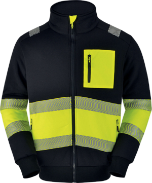 SHERPAHV – Kurtka O Wysokiej Widoczności, Polar Moltonowy, 100% Poliester Z Recyklingu - Deltaplus