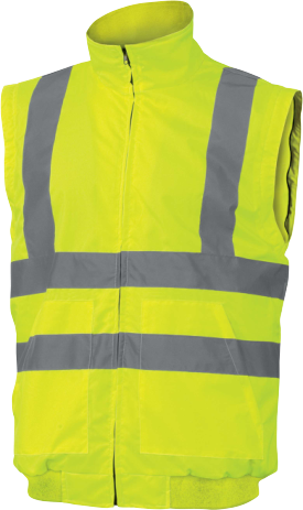 RENO HV – Wiatrówka Ostrzegawcza Z Poliestru Oxford Powlekanego Pu - Deltaplus - obrazek 2
