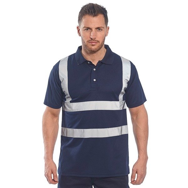 F477 – Koszulka robocza polo z odblaskami